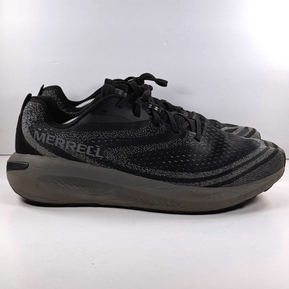 Merrell Morphlite Mens Road to Trail Running Shoes Black Grey J068063W Size 12 W